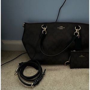 Coach bag w/ matching wallet
